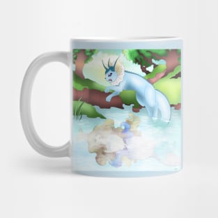 Mermaid with water fox Mug